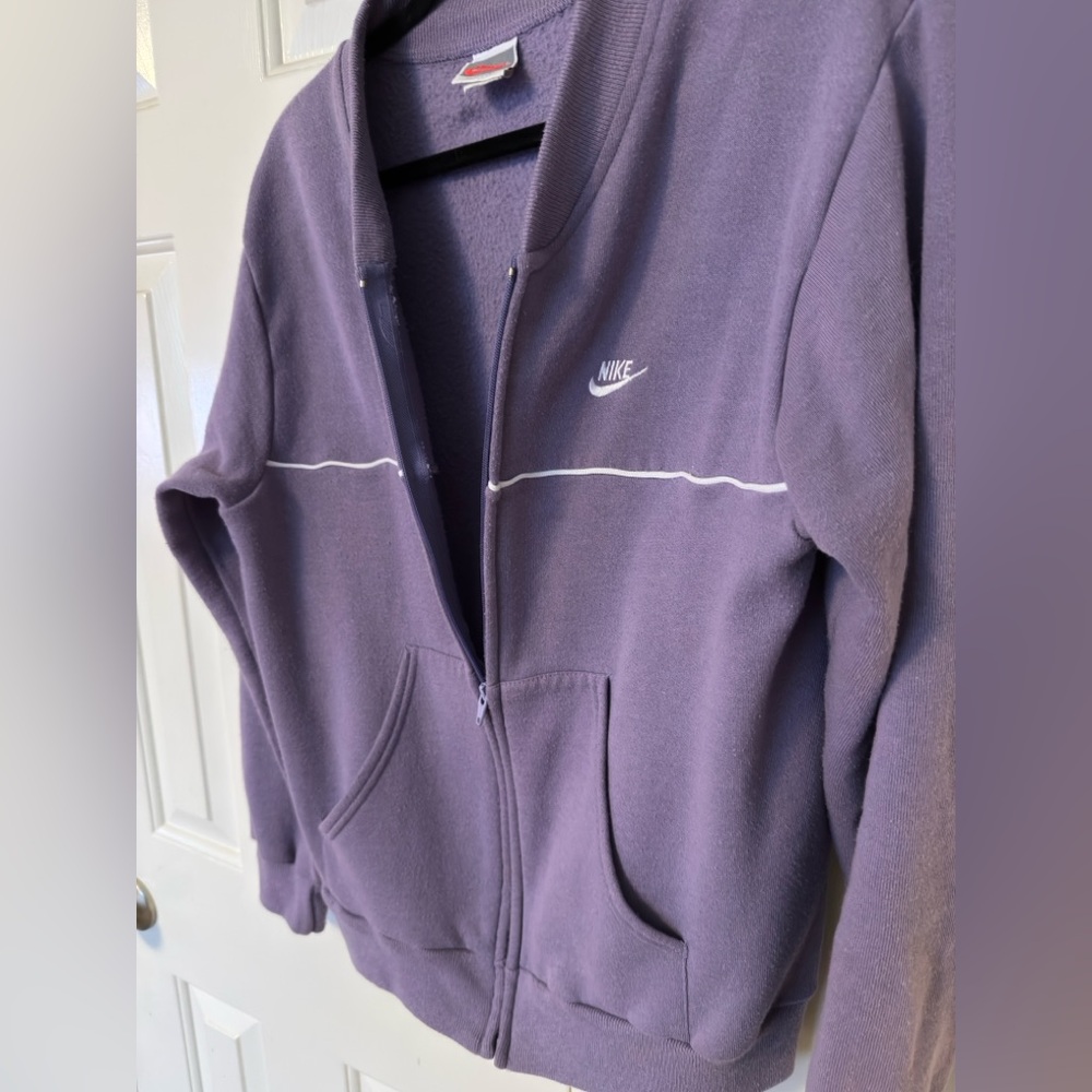 Vintage Nike Women's Purple Jacket SZ L (rare)